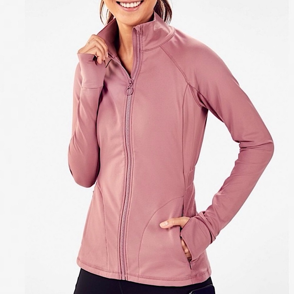 Fabletics Rosalia Performance Zip-Up Sweatshirt J… - image 1